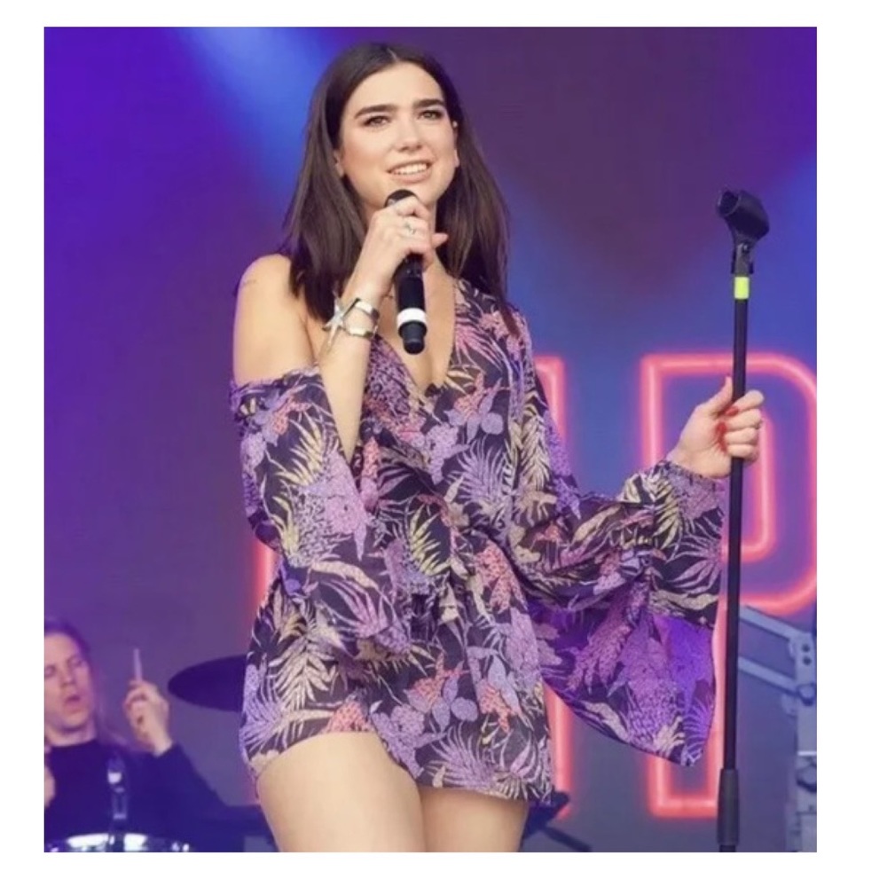 🛑 SOLD 🛑 New! Rare AGENT PROVOCATEUR Riva Palm Leaf Silk Kimono Cover-Up - Picture 2 of 13